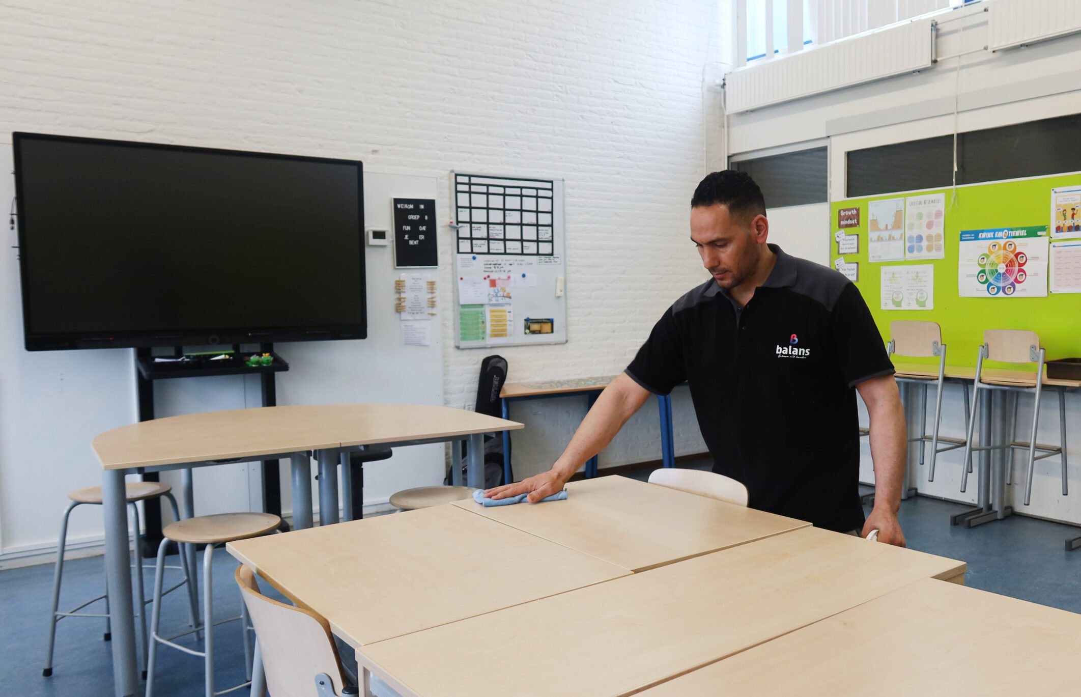 Schoonmaken onderwijs